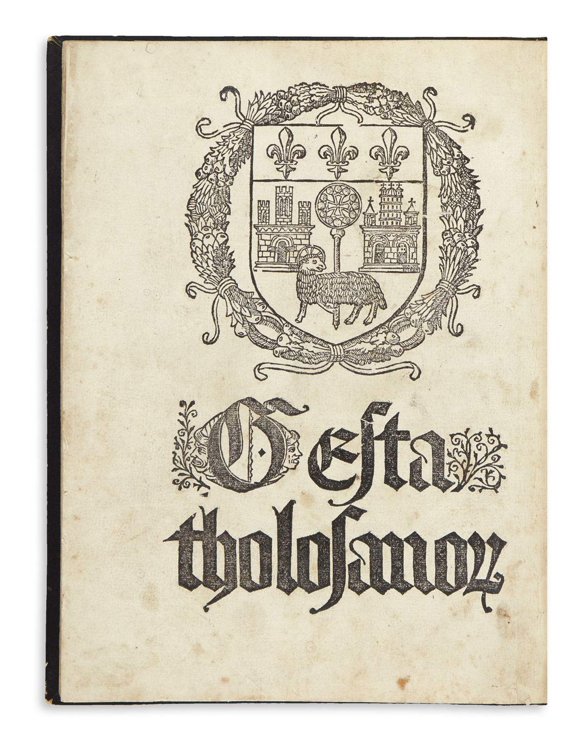 BERTRAND, NICOLAS. Opus de Tholosano[rum] Gestis ab Urbe Condita.  1515